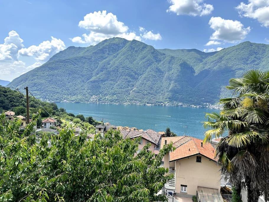 3Br Villetta Con Panoramica Sul Lago Nesso Exterior photo